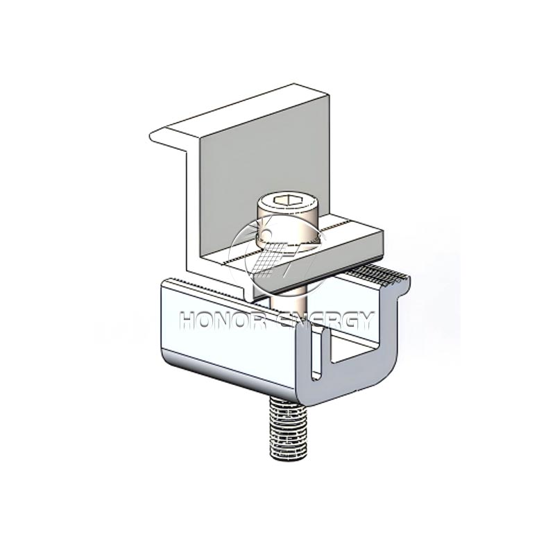 لا يوجد مشبك طرفي للحفر بالطاقة الشمسية