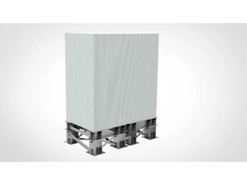 رف البطارية الشمسية